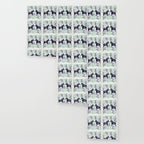 Swedish Dala Horse - Navy & Mint Palette Wallpaper Gallery Image 3