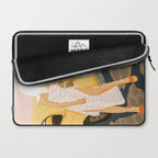 Tour, Pet Dog Walk, Italy Summer Fashion Woman, Animal Illustration, Travel Bohemian Cooper Painting Laptop Sleeve Gallery Image 2