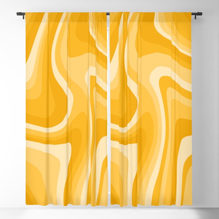Abstract Wavy Stripes LXXXVI Window Curtain Gallery Image 1