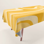 Abstract Wavy Stripes LXXXVI Tablecloth Gallery Image 1