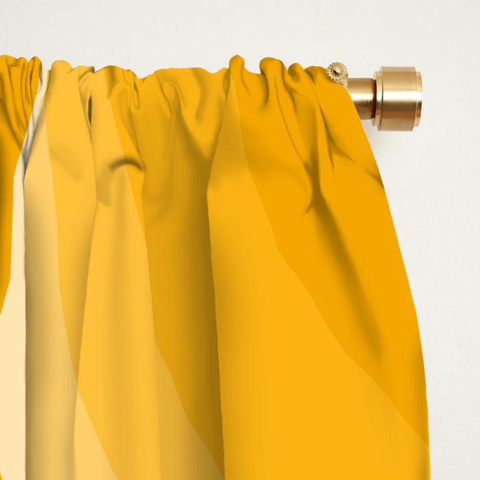 Abstract Wavy Stripes LXXXVI Window Curtain Gallery Image 2