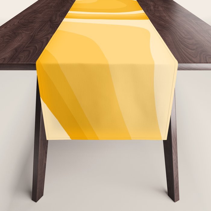 Abstract Wavy Stripes LXXXVI Table Runner Gallery Image 1