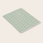 Dragonfly Pattern V Sage Green Notebook Gallery Image 2