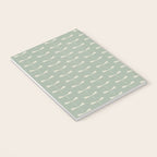 Dragonfly Pattern V Sage Green Notebook Gallery Image 3