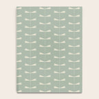 Dragonfly Pattern V Sage Green Notebook Gallery Image 4