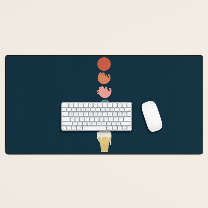 Cat Landscape 181: Cooling Down Desk Mat Gallery Image 1