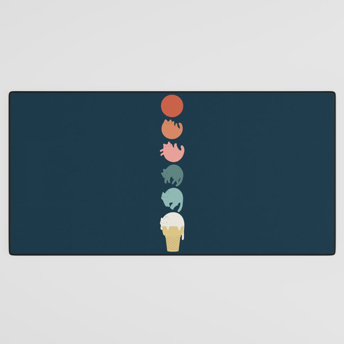 Cat Landscape 181: Cooling Down Desk Mat Gallery Image 3