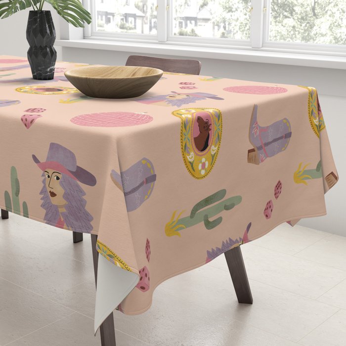 Disco Cowgirl Tablecloth Gallery Image 3