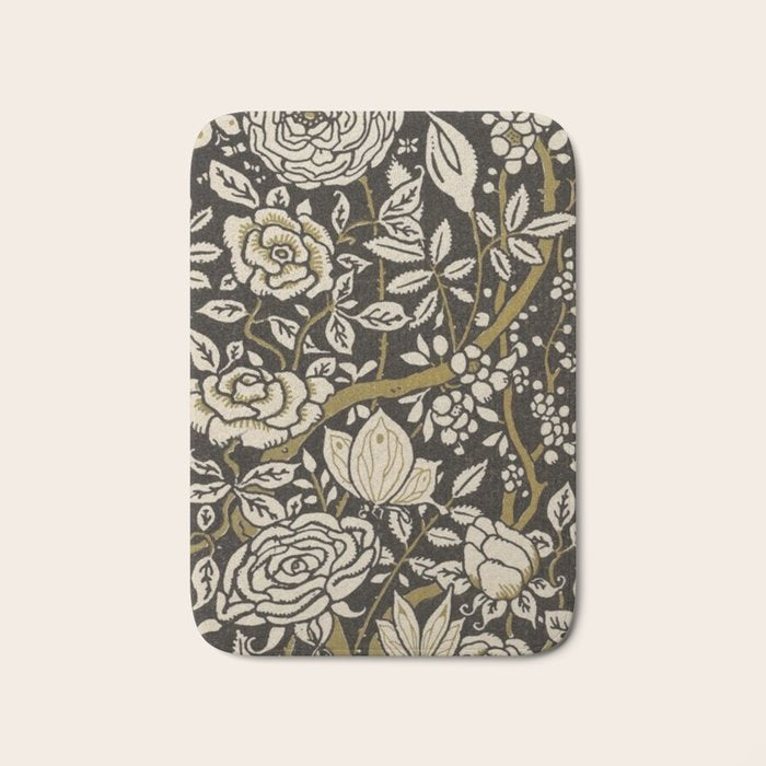 Nouveau Birds And Flowers Bath Mat Gallery Image 1