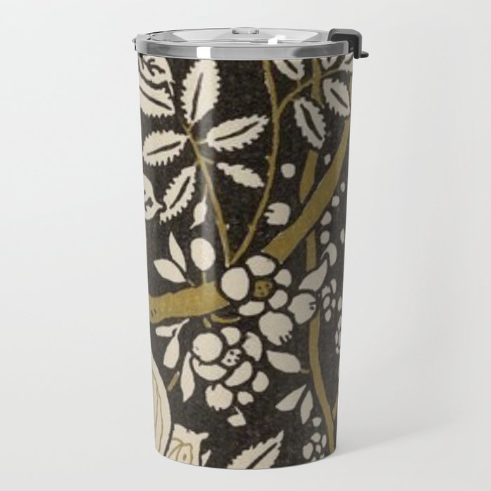 Nouveau Birds And Flowers Travel Mug Gallery Image 2