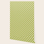 Starry Art Deco Pattern XLVII Lime Green Wallpaper Gallery Image 2