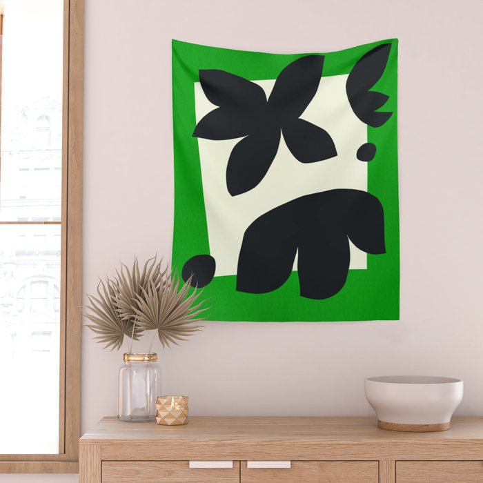 Abstract-botanical 36 Wall Tapestry Gallery Image 2