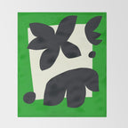 Abstract-botanical 36 Throw Blanket Gallery Image 2