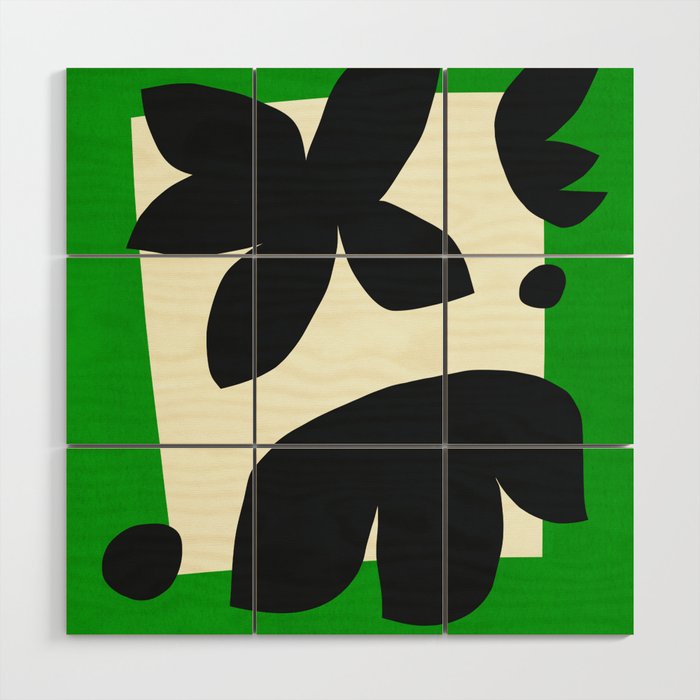Abstract-botanical 36 Wood Wall Art Gallery Image 1