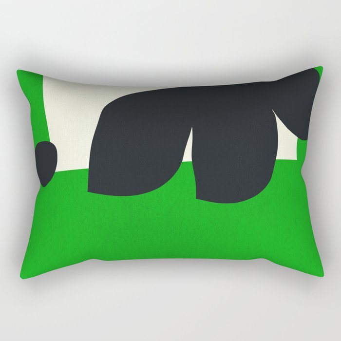 Abstract-botanical 36 Rectangular Pillow Gallery Image 2