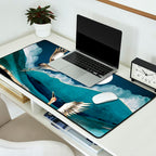 Midnight Cranes Desk Mat Gallery Image 2
