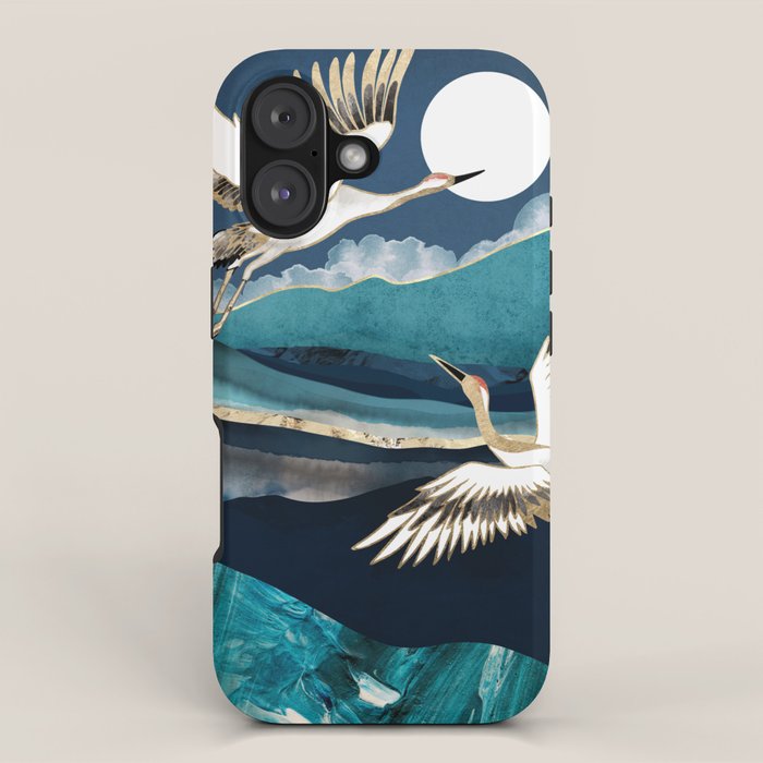 Midnight Cranes iPhone Case Gallery Image 1