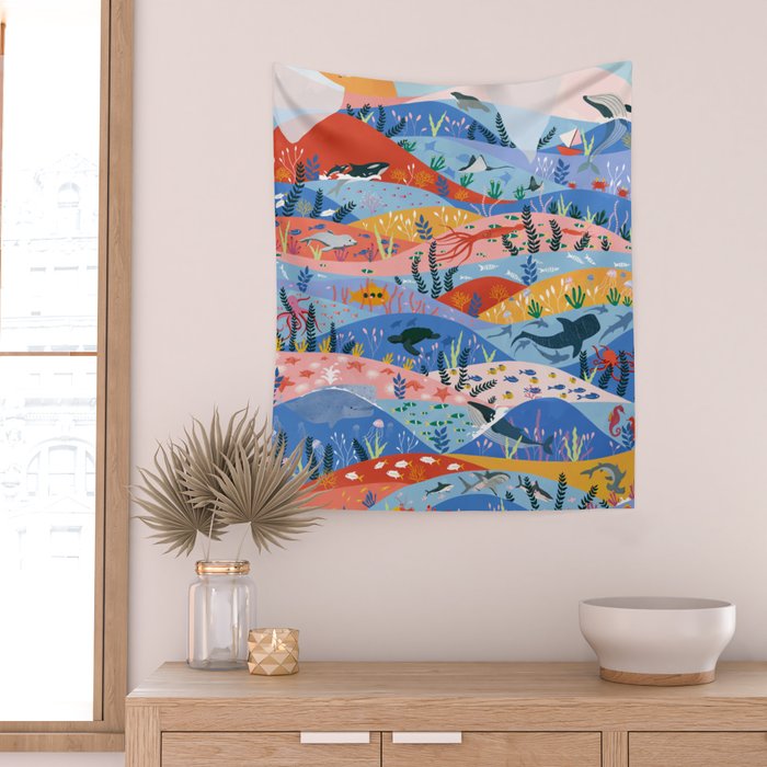 oceans Wall Tapestry Gallery Image 2