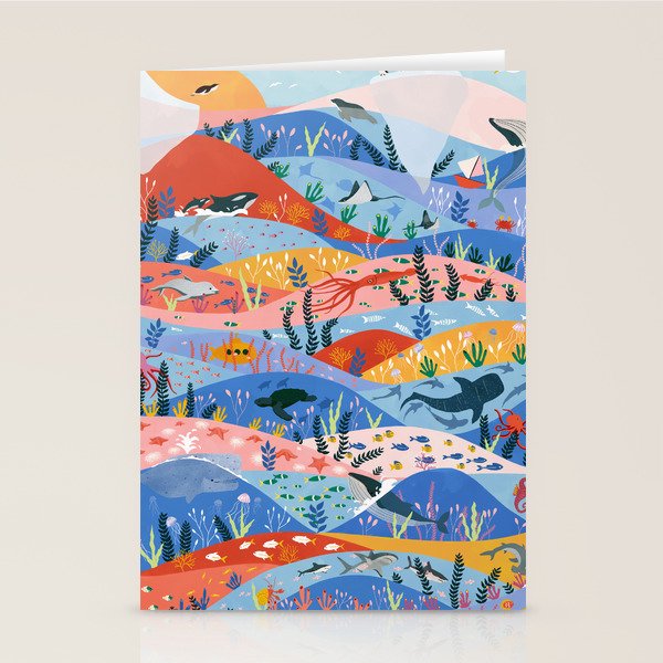 oceans Stationery Card Gallery Image 1