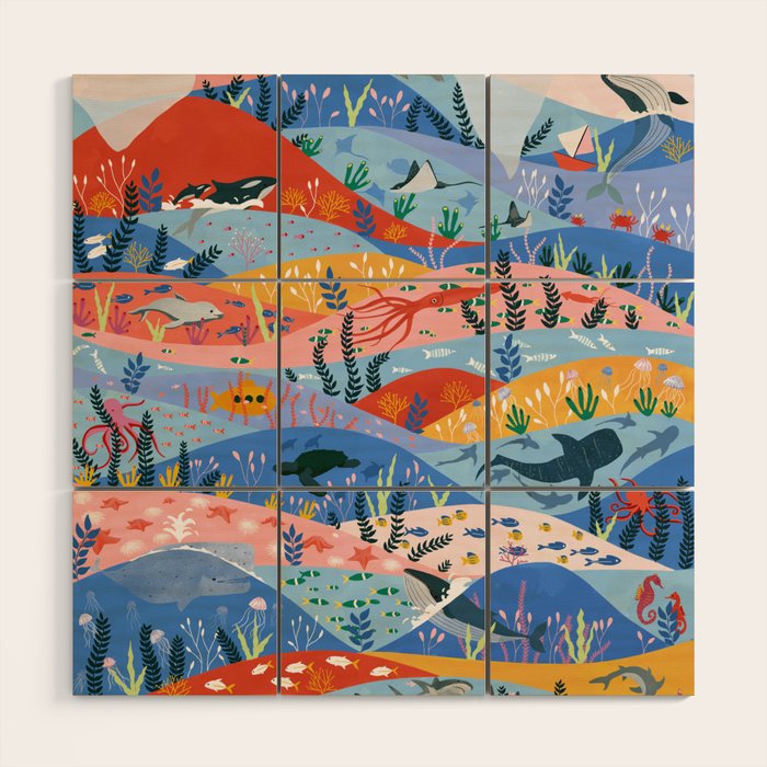 oceans Wood Wall Art Gallery Image 1