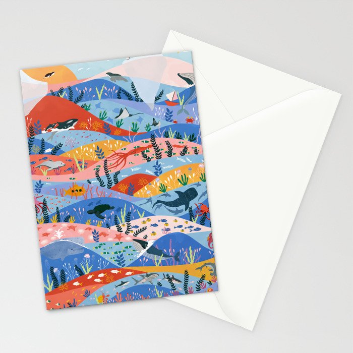 oceans Stationery Card Gallery Image 2