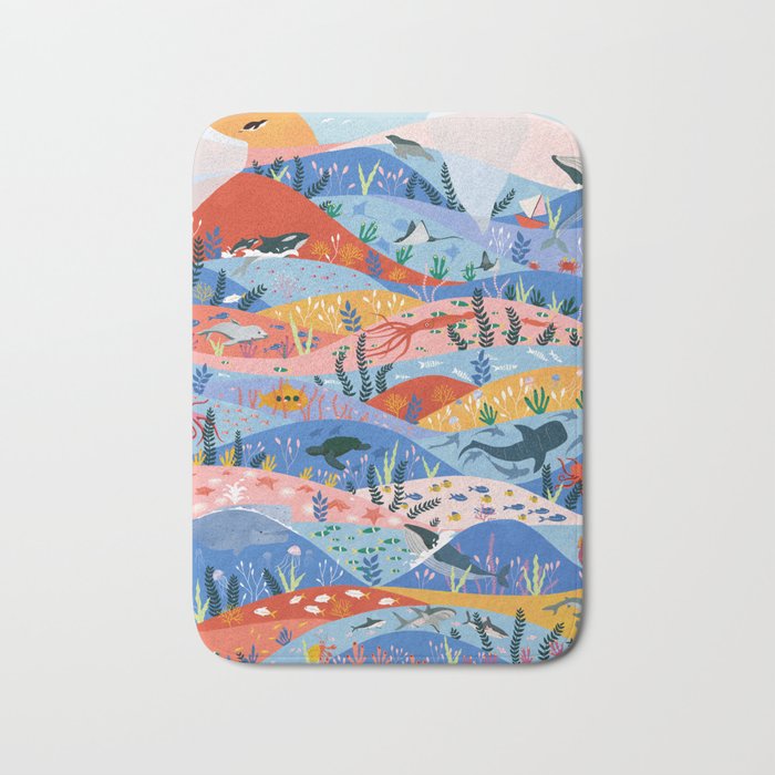 oceans Bath Mat Gallery Image 1