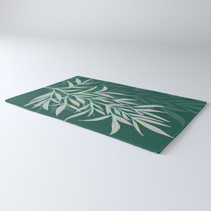 animal patterned Willow twig emerald Rug Gallery Image 3
