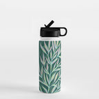 animal patterned Willow twig emerald Water Bottle Gallery Image 1