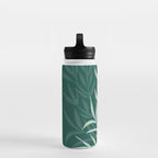animal patterned Willow twig emerald Water Bottle Gallery Image 3