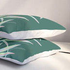 animal patterned Willow twig emerald Pillow Sham Gallery Image 3