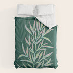 animal patterned Willow twig emerald Comforter Gallery Image 6
