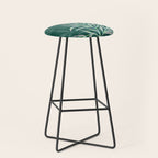 animal patterned Willow twig emerald Stool Gallery Image 1