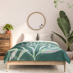 animal patterned Willow twig emerald Comforter Gallery Image 3