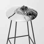 portrait of a highland cow Stool Gallery Image 2