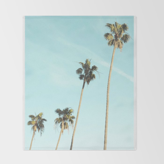 Palm Trees II Throw Blanket Gallery Image 2