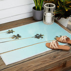 Palm Trees II Outdoor Rug Gallery Image 2