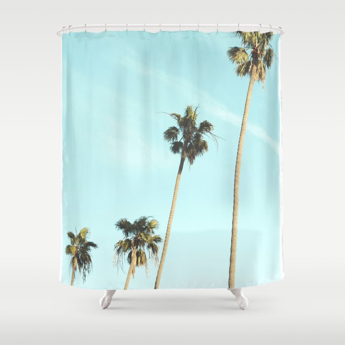 Palm Trees II Shower Curtain Gallery Image 1