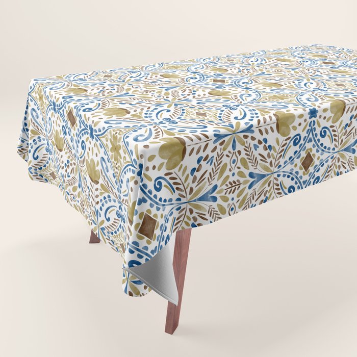Intricate bohemian charm Tablecloth Gallery Image 1