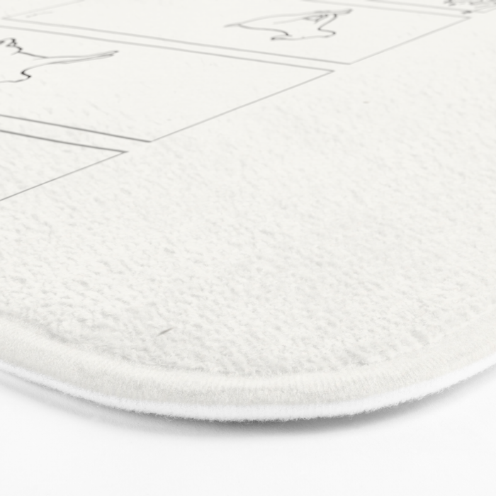 From Dog To Pug Bath Mat Gallery Image 3