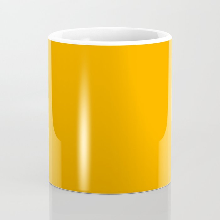 Solid Shades - Marigold Coffee Mug Gallery Image 4