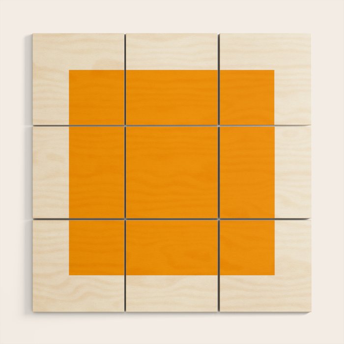 Solid Shades - Marigold Wood Wall Art Gallery Image 1