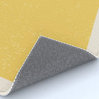 Yellow Sunset Mid Century Modern Minimalist Rothko Inspired Color Field With Lines Geometric Style Rug Gallery Image 4