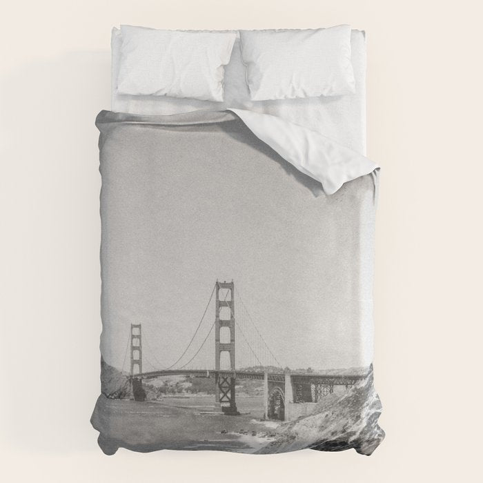 GOLDEN GATE BRIDGE IV / San Francisco, California Duvet Cover Gallery Image 6