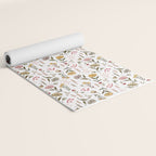 Spring Garden Flower Collection - White Yoga Mat Gallery Image 2