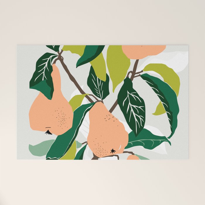 Orange Pears Welcome Mat Gallery Image 1
