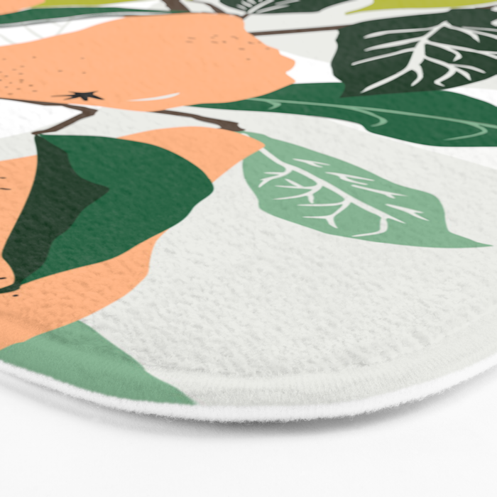 Orange Pears Bath Mat Gallery Image 3