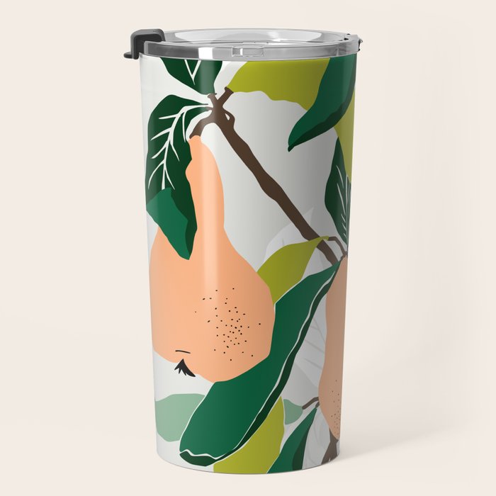 Orange Pears Travel Mug Gallery Image 3