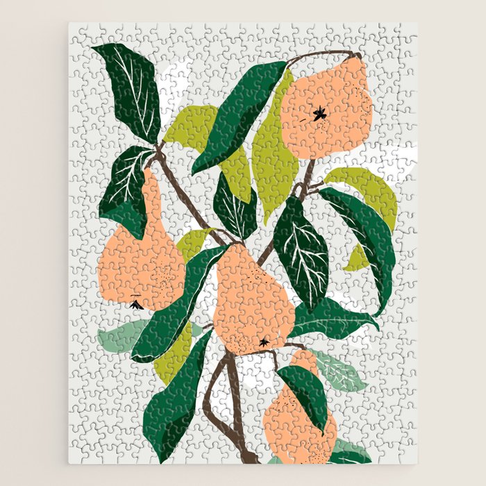 Orange Pears Jigsaw Puzzle