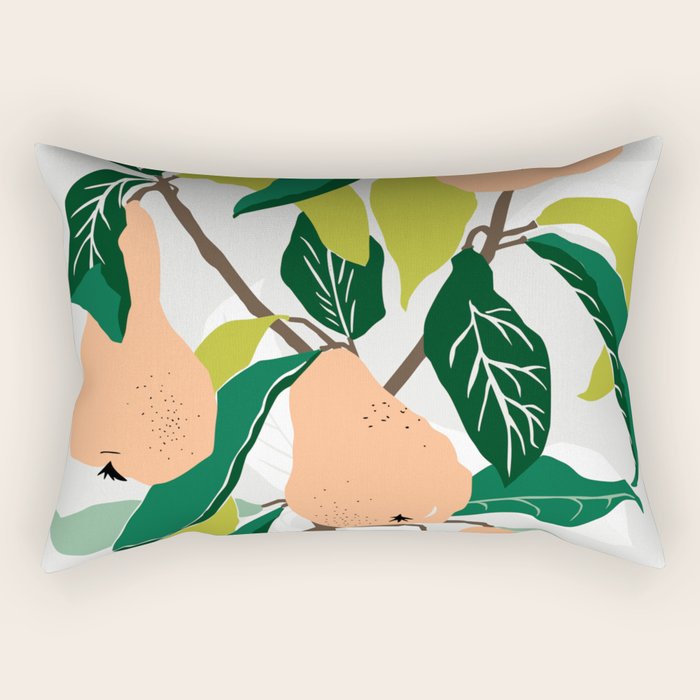 Orange Pears Rectangular Pillow Gallery Image 1