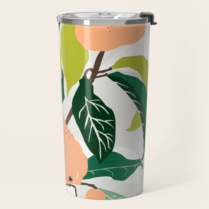 Orange Pears Travel Mug Gallery Image 2